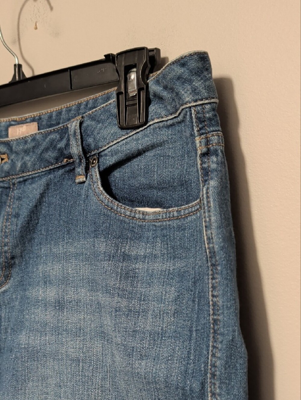 J. Jill Medium Wash Denim Shorts - Picture 2 of 6
